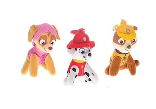 Mikro Trading Plyšový prívesok na kľúče PAW PATROL 10 cm