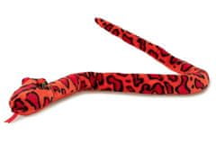 Lamps Plyšový had červený 150 cm