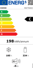 Hisense chladnička RS677N4ACC