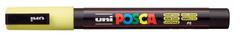 UNI Akrylový popisovač "Posca PC-3M", slnečná žltá, 0,9-1,3 mm, 2UPC3MNS