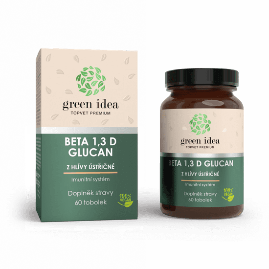 GREEN IDEA Beta 1,3 D glukán bylinný extrakt