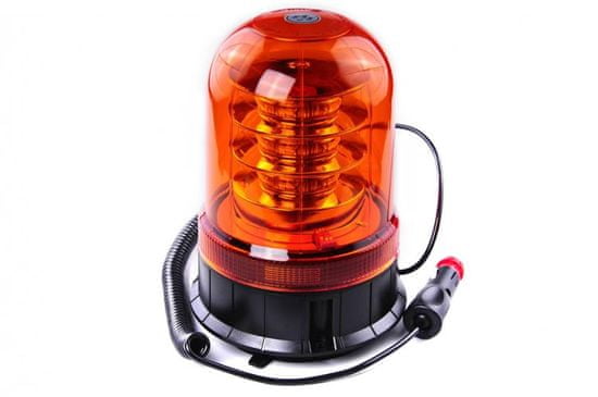 AUTOLAMP maják LED magnetický 12V-24V oranžový 18LED*3W