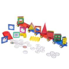 KIK KX5106 Magnetické bloky 3D puzzle - auto 110 ks