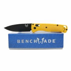 Benchmade Bugout WorkSharp Exclusive-Blue Class (PP0004939), vreckový nôž 8 cm, žltá, Grivory