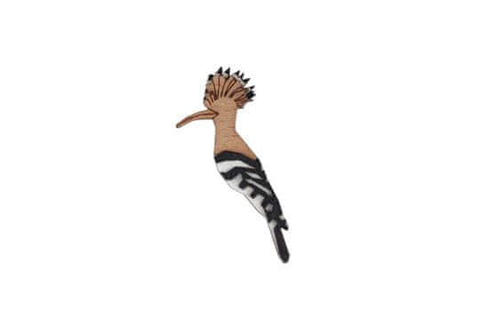 BeWooden brošňa vyrobené z dreva Hoopoe Brooch univerzálna