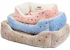 Pelech s bodkami Extra soft Bed modrá S 61 cm