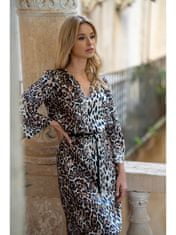 Style Stylove Dámske mini šaty Seka S338 leopard L