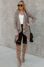 OMG! Dámsky klasický sveter Va leopard L