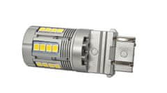 motoLEDy P27/7W LED žiarovka 3157 12-24V bez chyby 3000lm biela