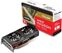 Sapphire PULsa Radeon RX 7600 GAMING 8GB, 8GB GDDR6