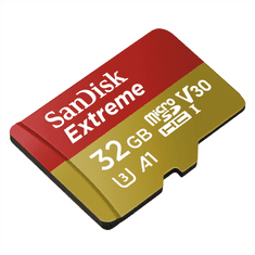 HAMA SanDisk Extreme micro SDHC 32 GB 100 MB/s A1 Class 10 UHS-I V30, adapter,akčné kamery