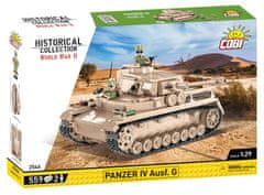 Cobi 2546 II WW Panzer IV Ausf G DAK, 559 k, 2 f