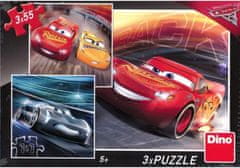 DINO Puzzle CARS 3: Tréning 3 x 55 dielikov