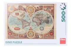 DINO Puzzle Mapa sveta 1626 500 dielikov