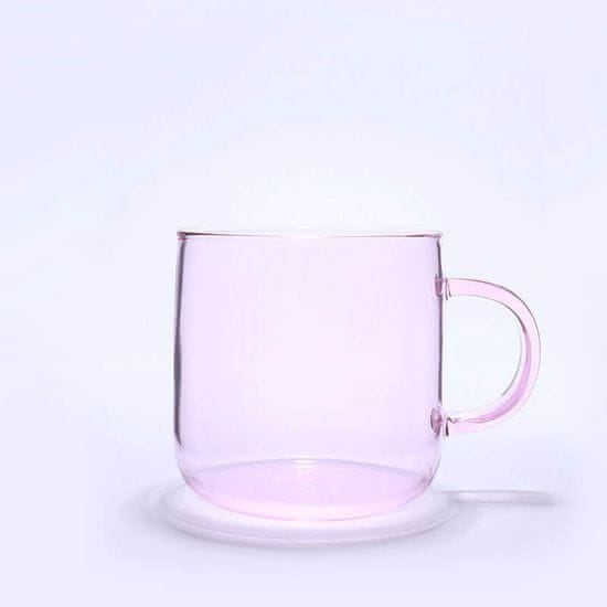 Ty Glass Hrnček s jedným sklom 350ml - pink