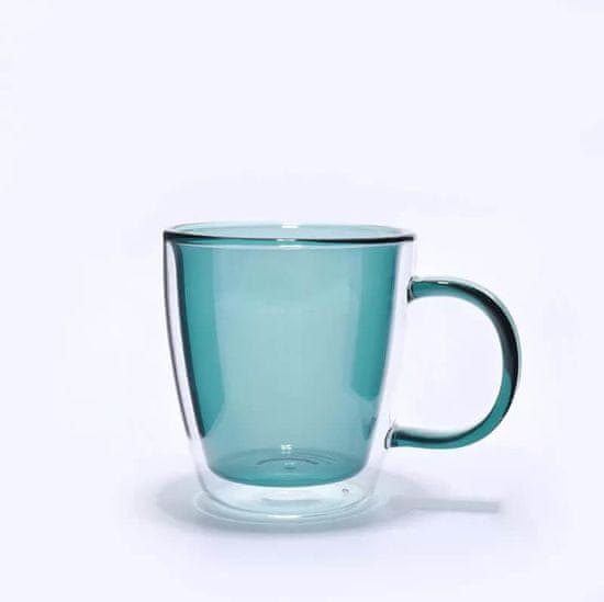 Ty Glass Termo hrnček s dvojitým sklom 300ml - Teal