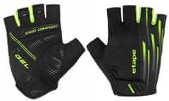 Etape Speed cyklistické rukavice čierno-zelená M