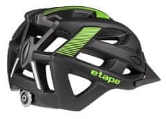 Etape Escape cyklistická prilba čierno-zelená L-XL