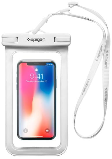 Spigen Univerzálne vodeodolné puzdro Velo A600, biela 000EM23353