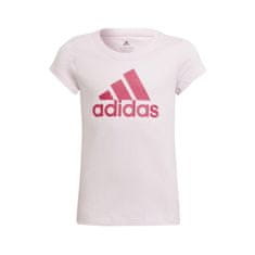 Adidas Tričko výcvik ružová L BL Tee JR
