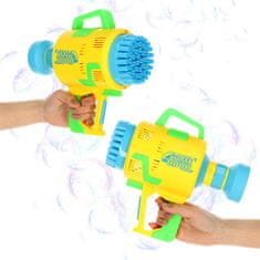 Solex Hračka bublifuk ROCKET BUBBLE GUN stroj na výrobu bublín