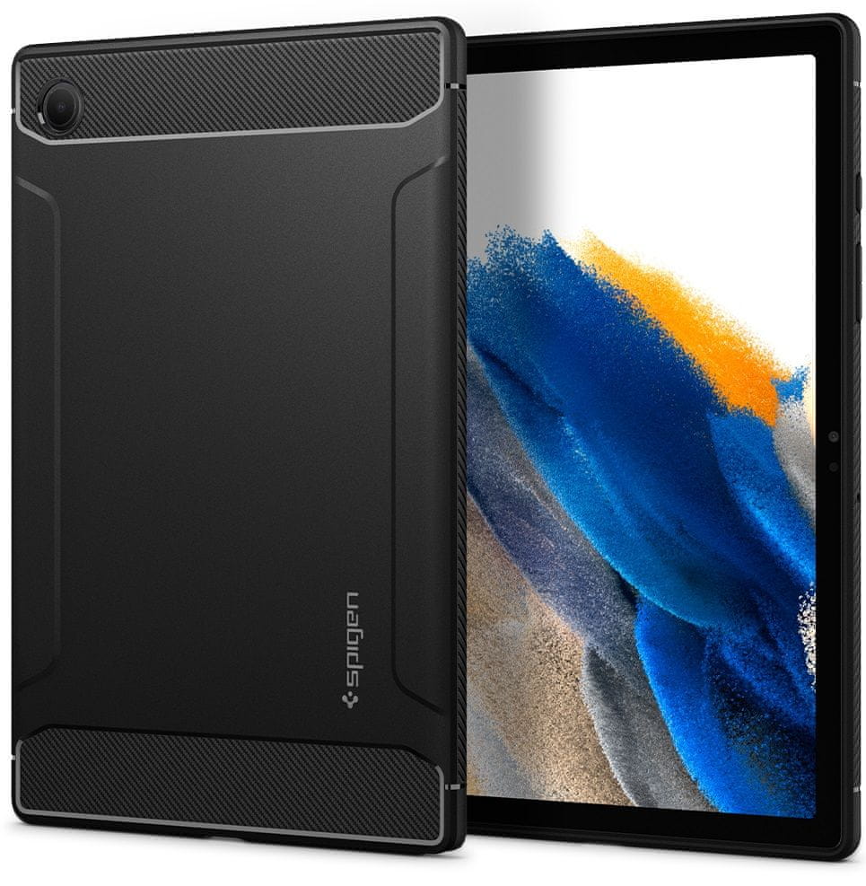 Spigen Rugged Armor, čierna - Samsung Galaxy Tab A8, ACS04136