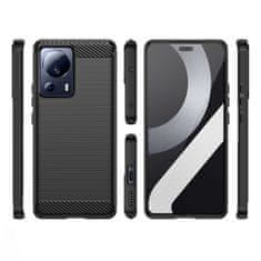 IZMAEL Carbon Shield TPU puzdro pre Xiaomi 13 Lite - Čierna KP26440