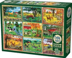 Cobble Hill Puzzle Pohľady z farmy 1000 dielikov