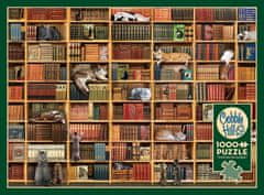 Cobble Hill Puzzle Mačacia knižnica 1000 dielikov
