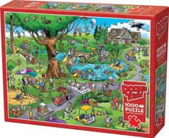 Cobble Hill Puzzle DoodleTown: Typický golf 1000 dielikov