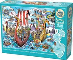 Cobble Hill Rodinné puzzle Vikingská výprava 350 dielikov