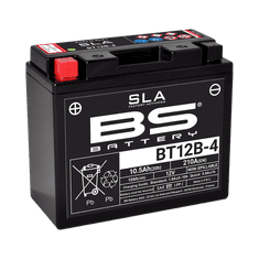 BS-BATTERY V továrni aktivovaný akumulátor BT12B-4 (YT12B-4) SLA