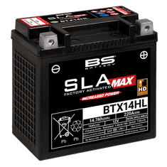 BS-BATTERY V továrni aktivovaný akumulátor BTX14HL (FA) (YTX14HL (FA)) SLA MAX