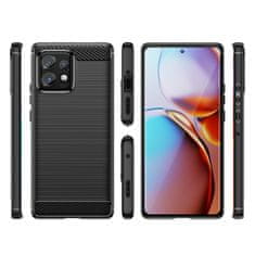 IZMAEL Puzdro Carbon Bush TPU pre Motorola Moto X40/Moto X40 Pro/Edge 40 Pro/Edge+ 2023 - Čierna KP26463