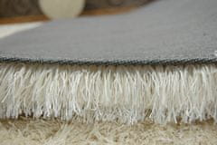 Dywany Lusczów Kusový koberec LOVE SHAGGY krémový, velikost 80x150
