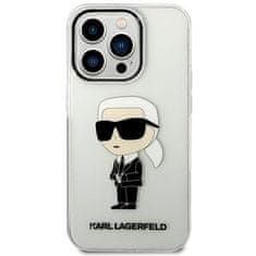 Karl Lagerfeld Kryt na mobil IML Ikonik NFT na Apple iPhone 14 Pro - průhledný