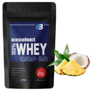 BODY NUTRITION Excelent 100% Whey Proteín 1000g - piňacoláda (ananás+ kokos) od BODY NUTRITION