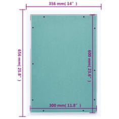 Vidaxl Prístupový panel s hliníkovým rámom a sadrokartónom 300x600 mm