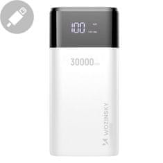 WOZINSKY Wozinsky powerbanka s kapatitou 30000mAh a 4 x USB - Biela KP26480