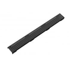 Mexen Odtokový žľab nízky FLAT BLACK 60 cm - vzor G08