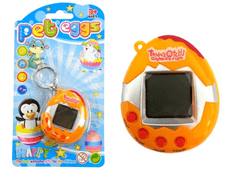 Lean-toys Tamagoči v hre s vajíčkom Elektronické zvieratko Orange