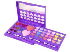 Lean-toys Detská súprava na líčenie Purple Heart Eye Shadows Palette