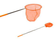 Lean-toys Sieťka proti hmyzu skladacia teleskopická 85 cm oranžová