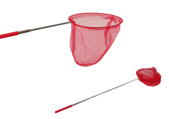 Lean-toys Sieťka proti hmyzu skladacia teleskopická 85 cm červená