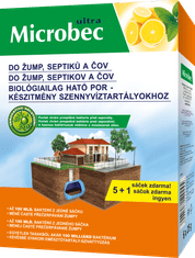 BROS 1298 Microbec do žump, 5x25 g + grátis