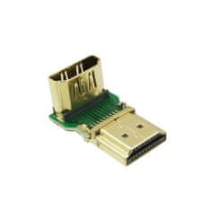 Ugreen adaptér pravý uhlový konektor HDMI - Čierna KP26493