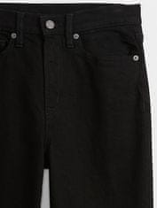 Gap Džínsy high rise flare black 25REG