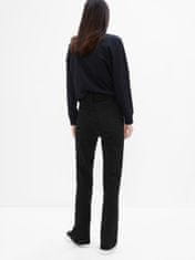 Gap Džínsy high rise flare black 25REG