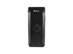 Genesis Počítačová skriňa IRID 505 BLACK MIDI TOWER (USB 3.0), 2x 120mm ventilátory