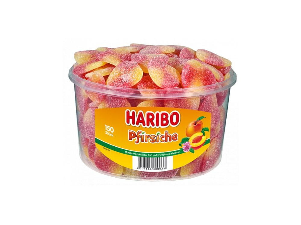 Haribo Pfirsiche - želé broskyne cukríky 1350g